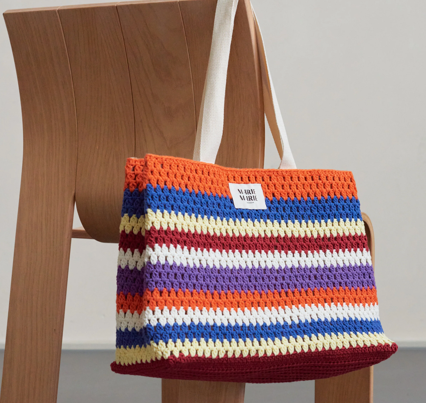 Gehaakte shopper - Marie Marie Amsterdam