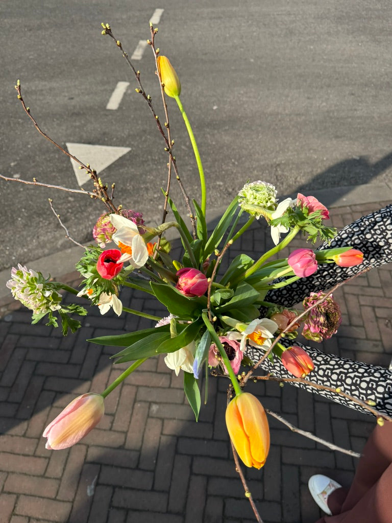 Bij vriendelijke bloemen duurzaam gekweekt, in nederland, zonder gif, genieten van bloemen, boeket kado geven zonder pesticide. Organic flowers zijn seizoensbloemen zonder gif gekweekt, utrecht.