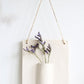 Ceramic Wall Hanger with Dried Flower