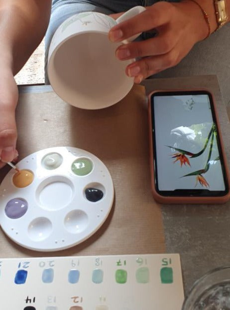 Pottery painting workshop