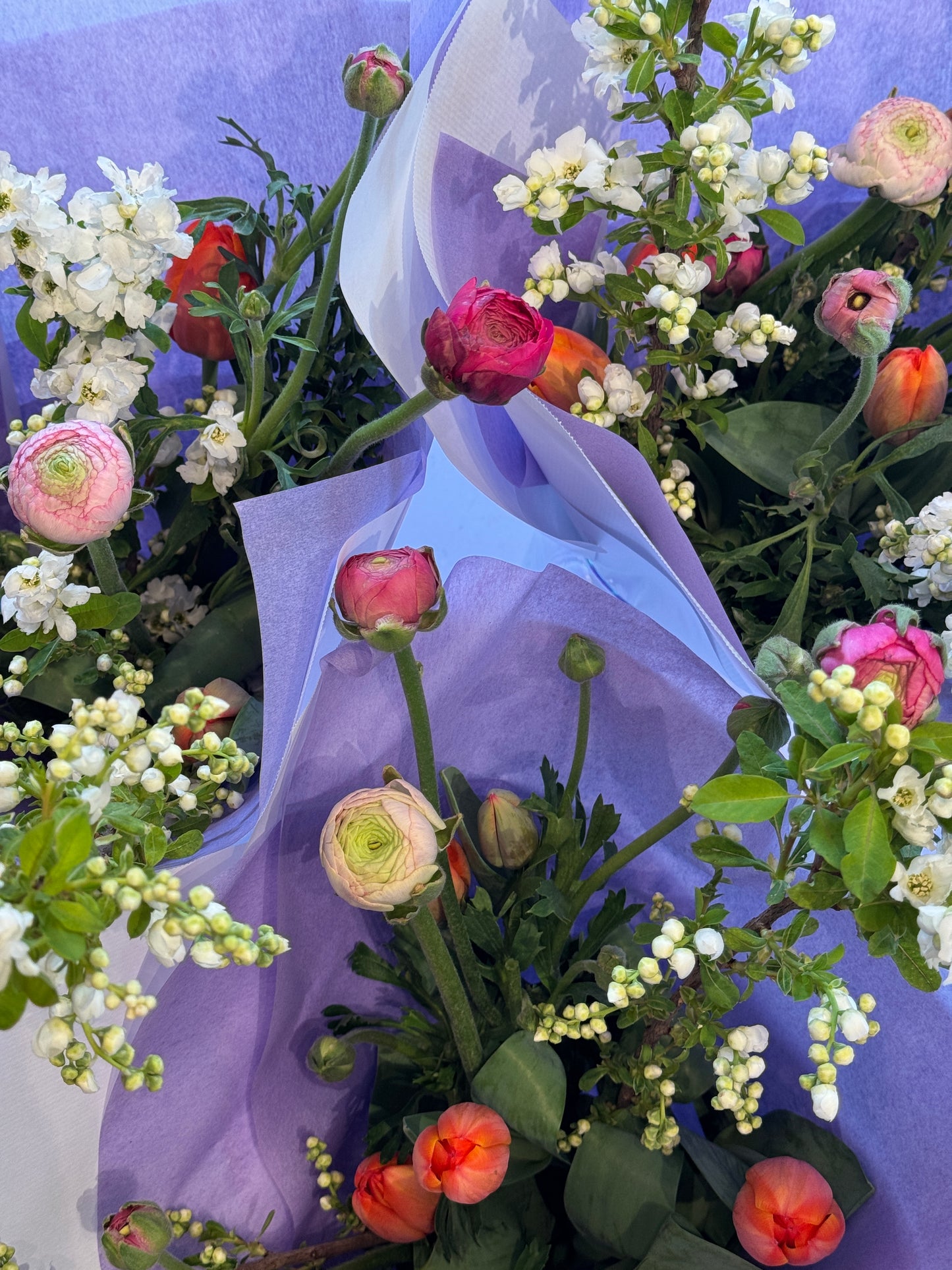Fresh seasonal flowers