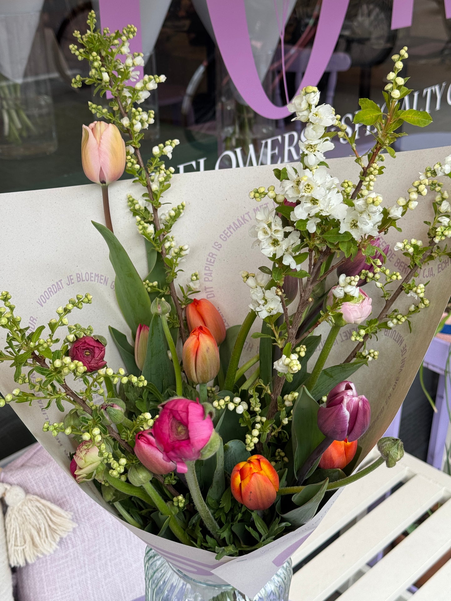Fresh seasonal flowers