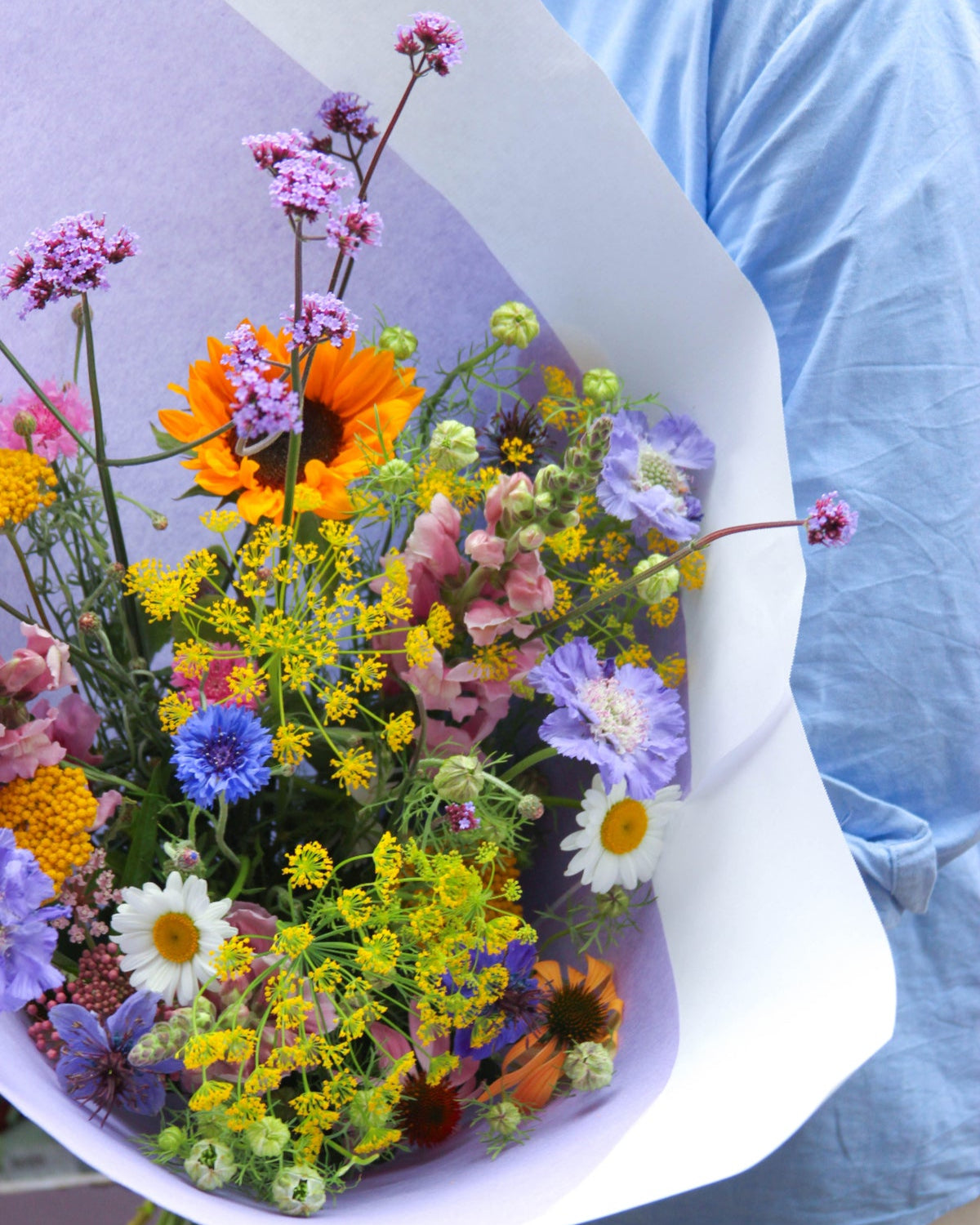 seizoensbloemen gekweekt lokaal in de vollegrond zonder pesticide, in utrecht.