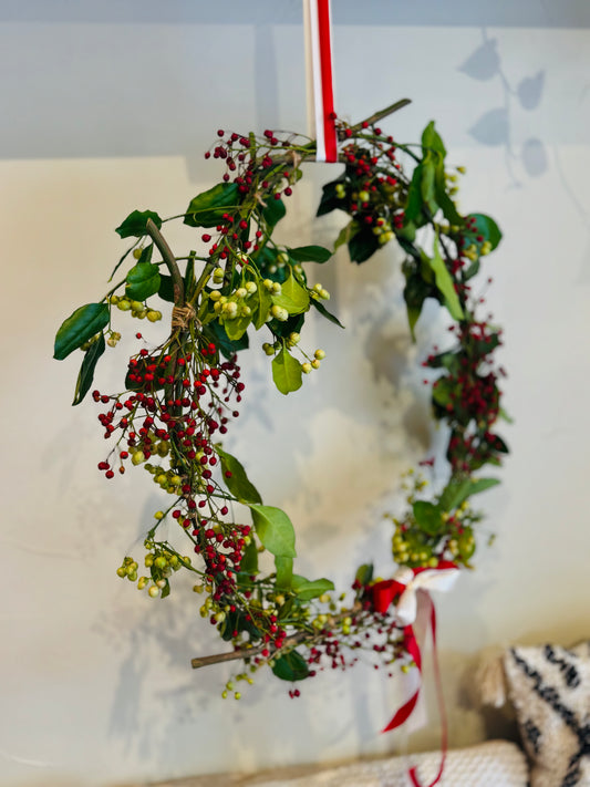 winter krans workshop utrecht biologisch bloemen